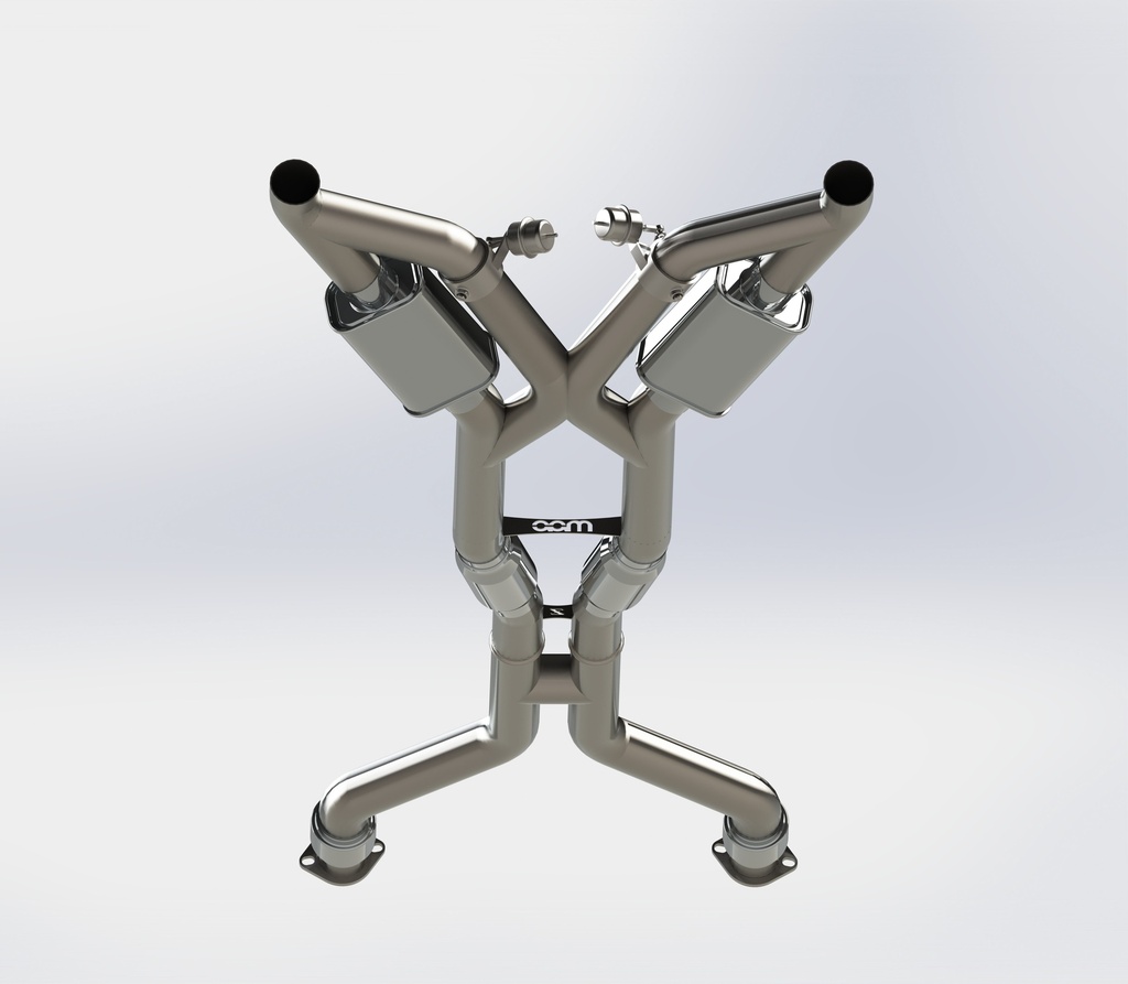 AAM Competition 370Z Short Tail Exhaust w/ Your Choice of 4